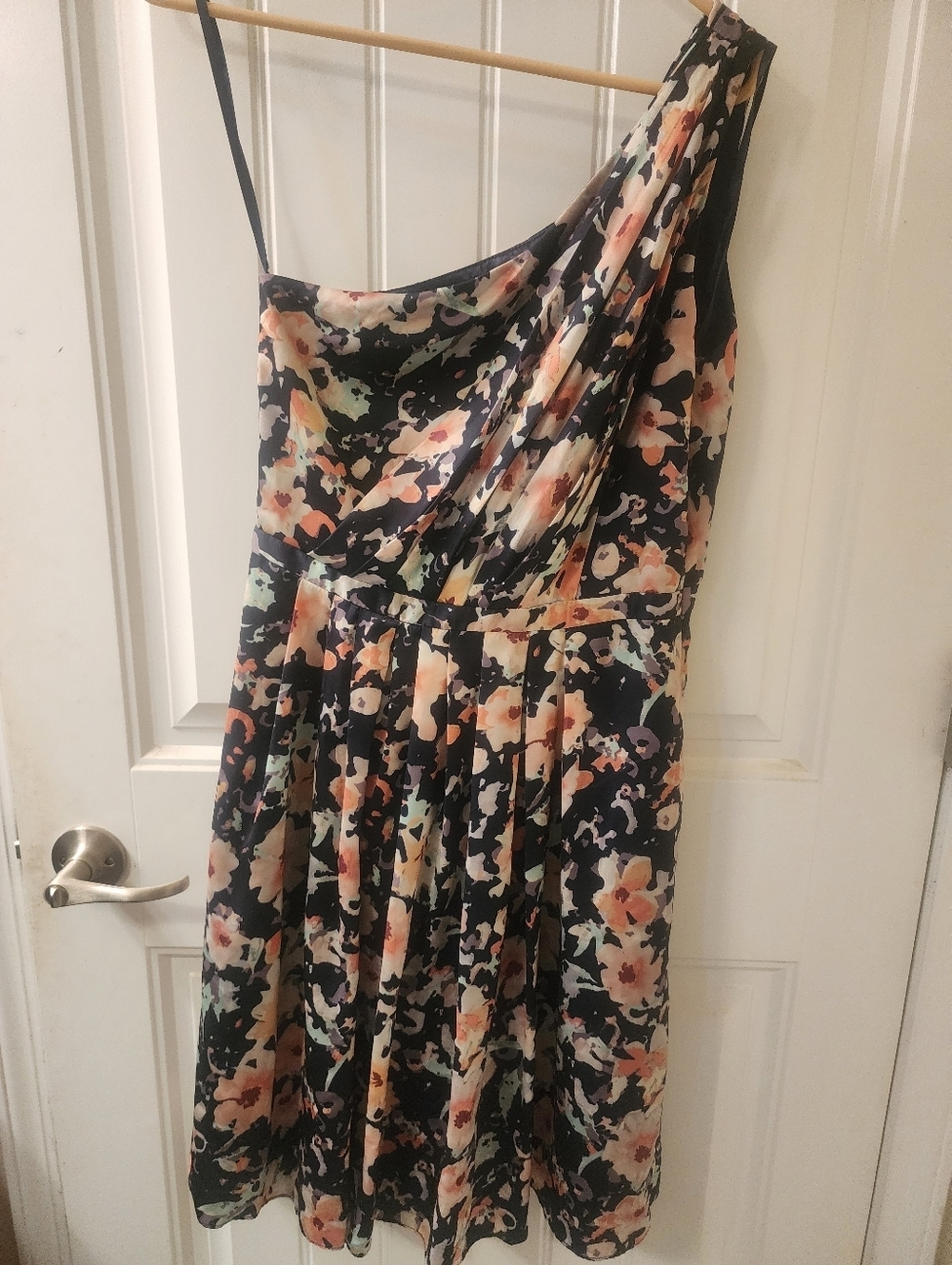 Weddington Way Love & Dahlia One Shoulder Floral Dress Size 8 Wedding Guest